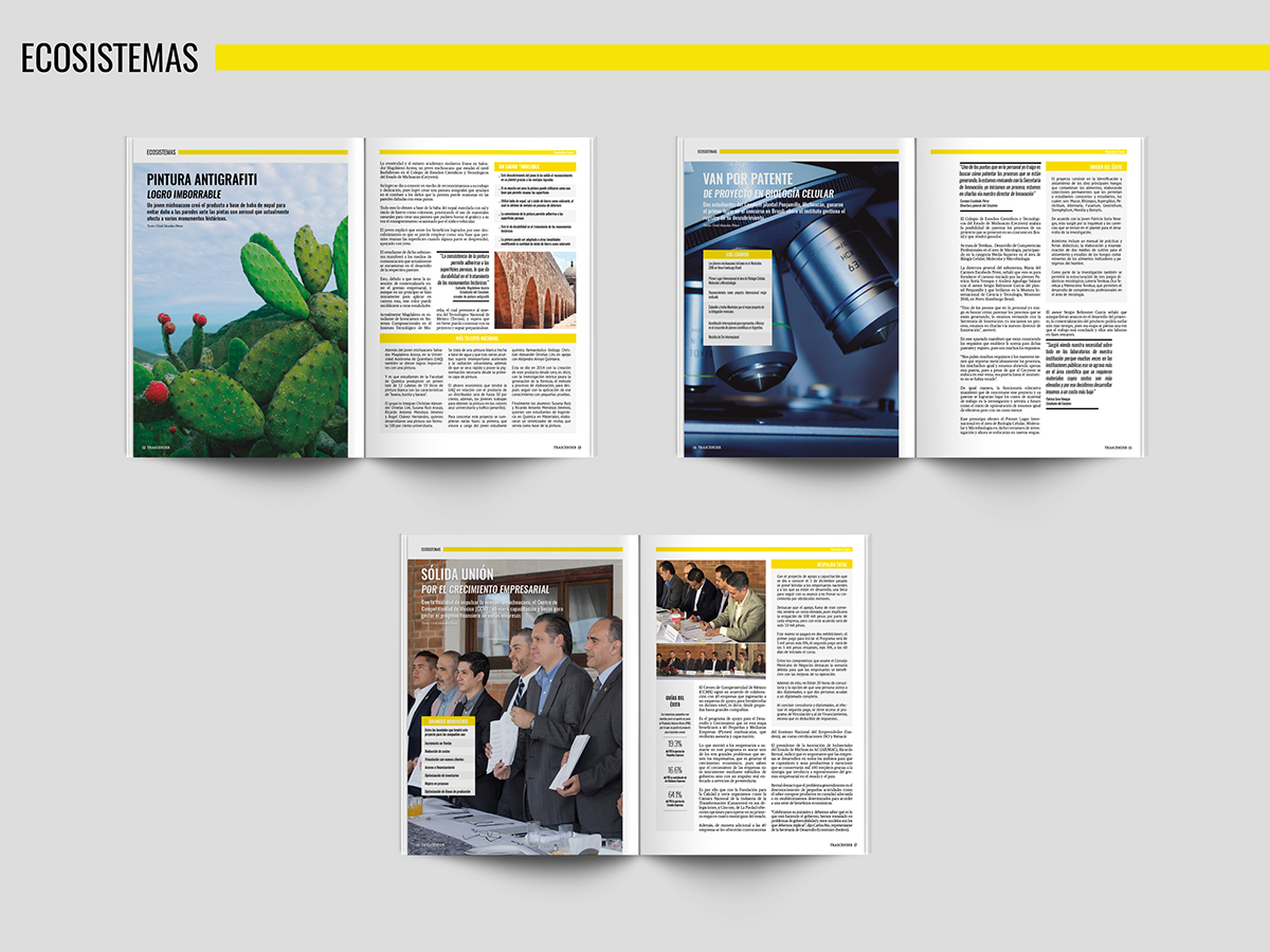 Magazine Redesign Rediseño de revista Economía y Finanzas economy editorial design 