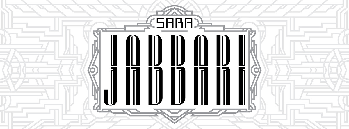 sara jabbari SJ art advertisement design type