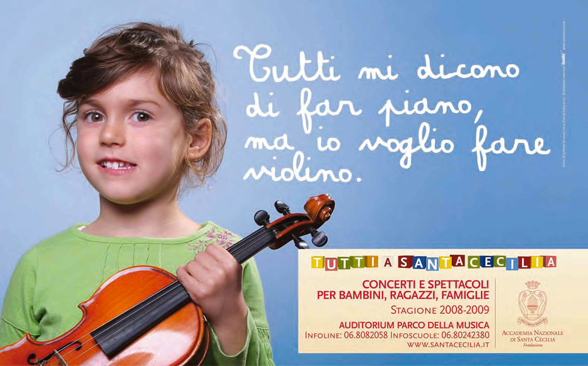 santa cecilia Campagna Abbonamenti fundraising music