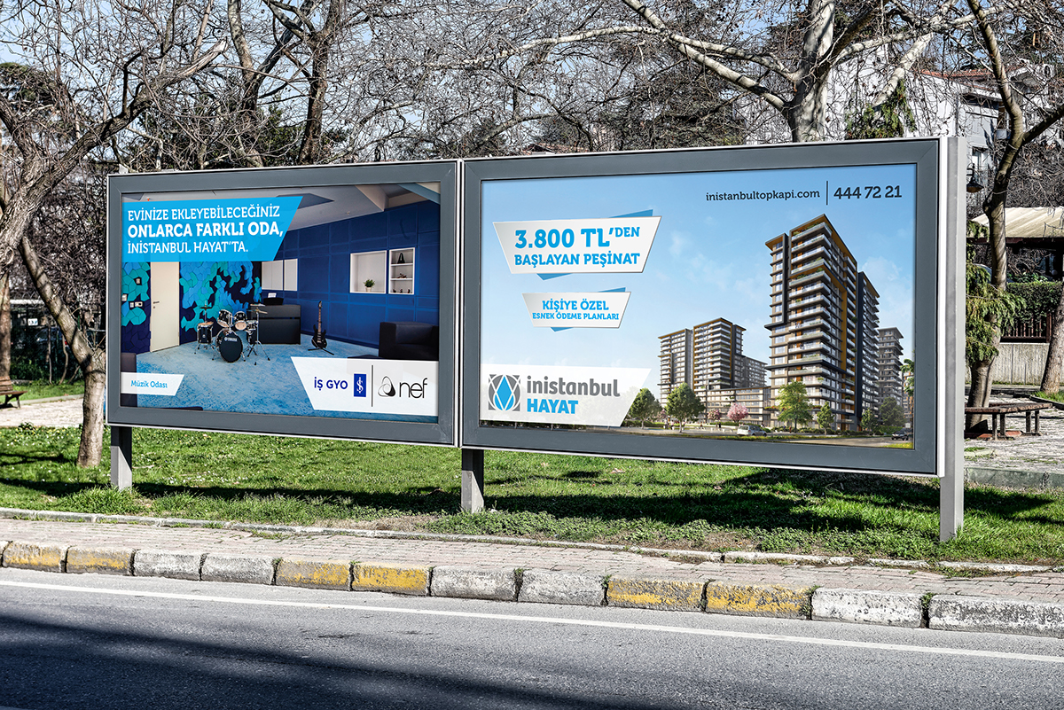 işgyo nef İnistanbul Hayat yapı inşaat lansman tvc poster Outdoor