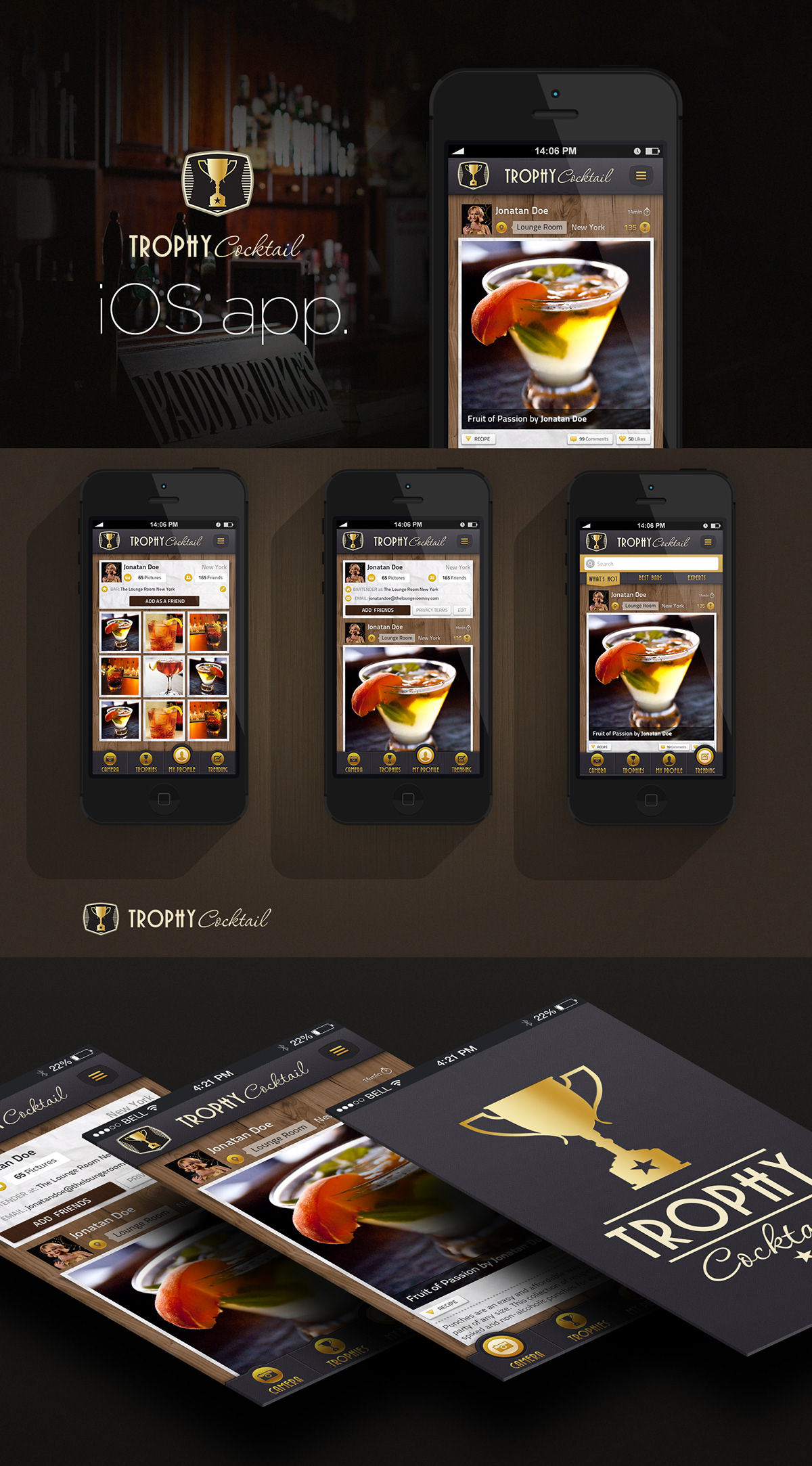 iOS App mobil design alexbaisan