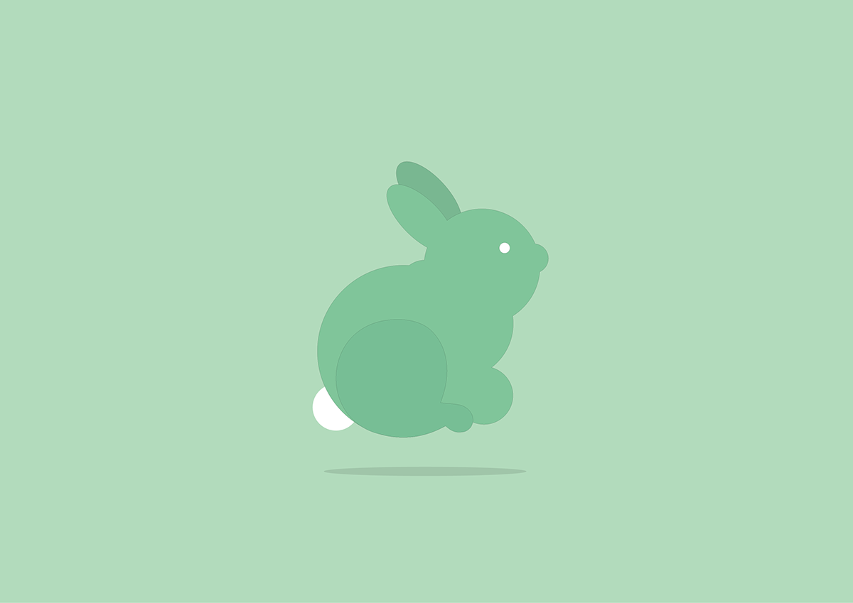 design ILLUSTRATION  adobe rabbit #graphic