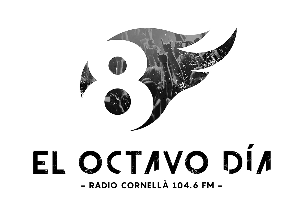 branding  logo Logotipo Logotype redesign rediseño eloctavodia Radio metal