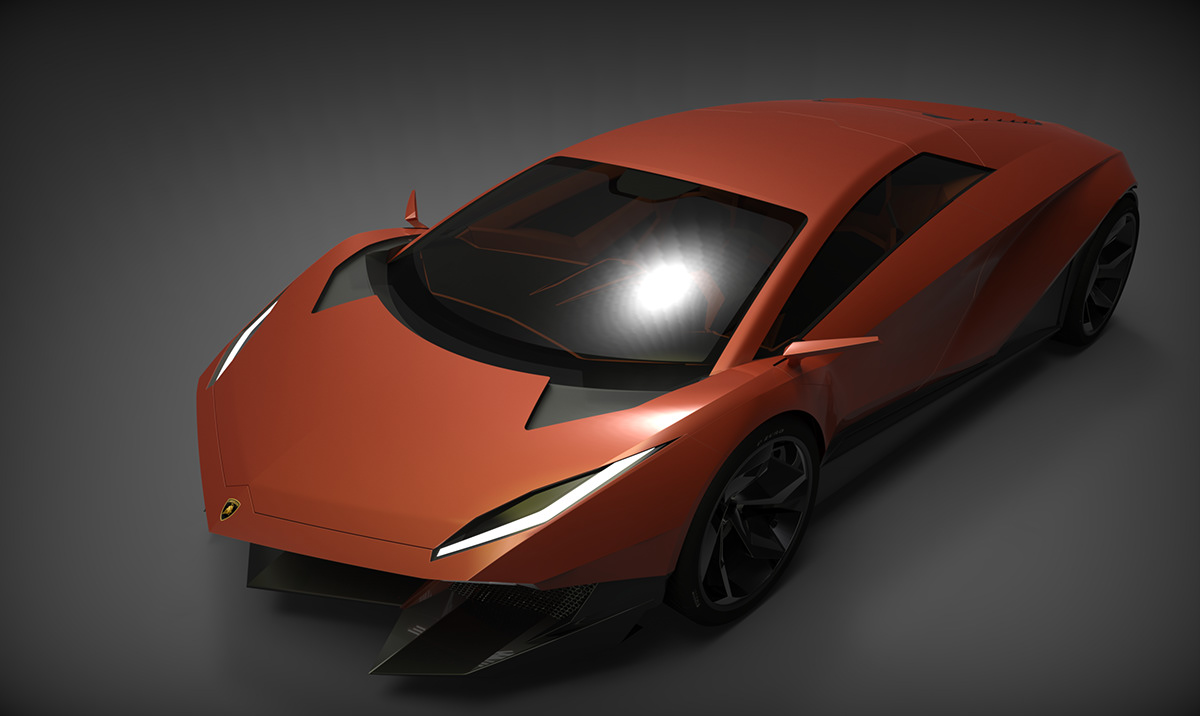 lamborghini Lamborghini concept  concept concept car sports car car Vehicle ied barcelona car design Render rendering italian car hypercar FERRARI