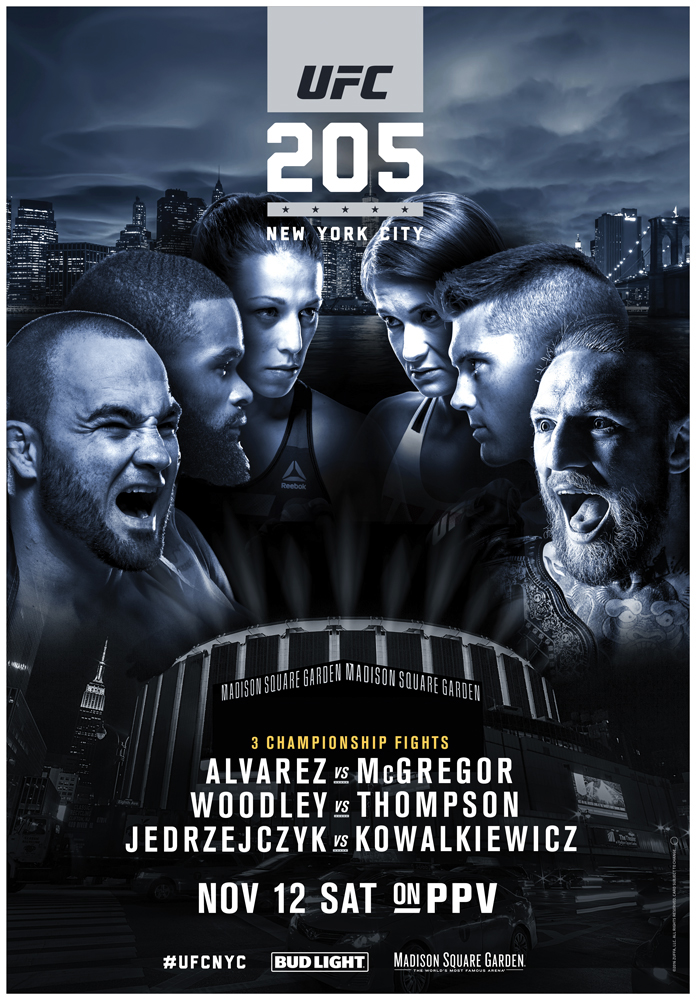 UFC nyc photoshop poster Comps McGregor Championship fighting athletes