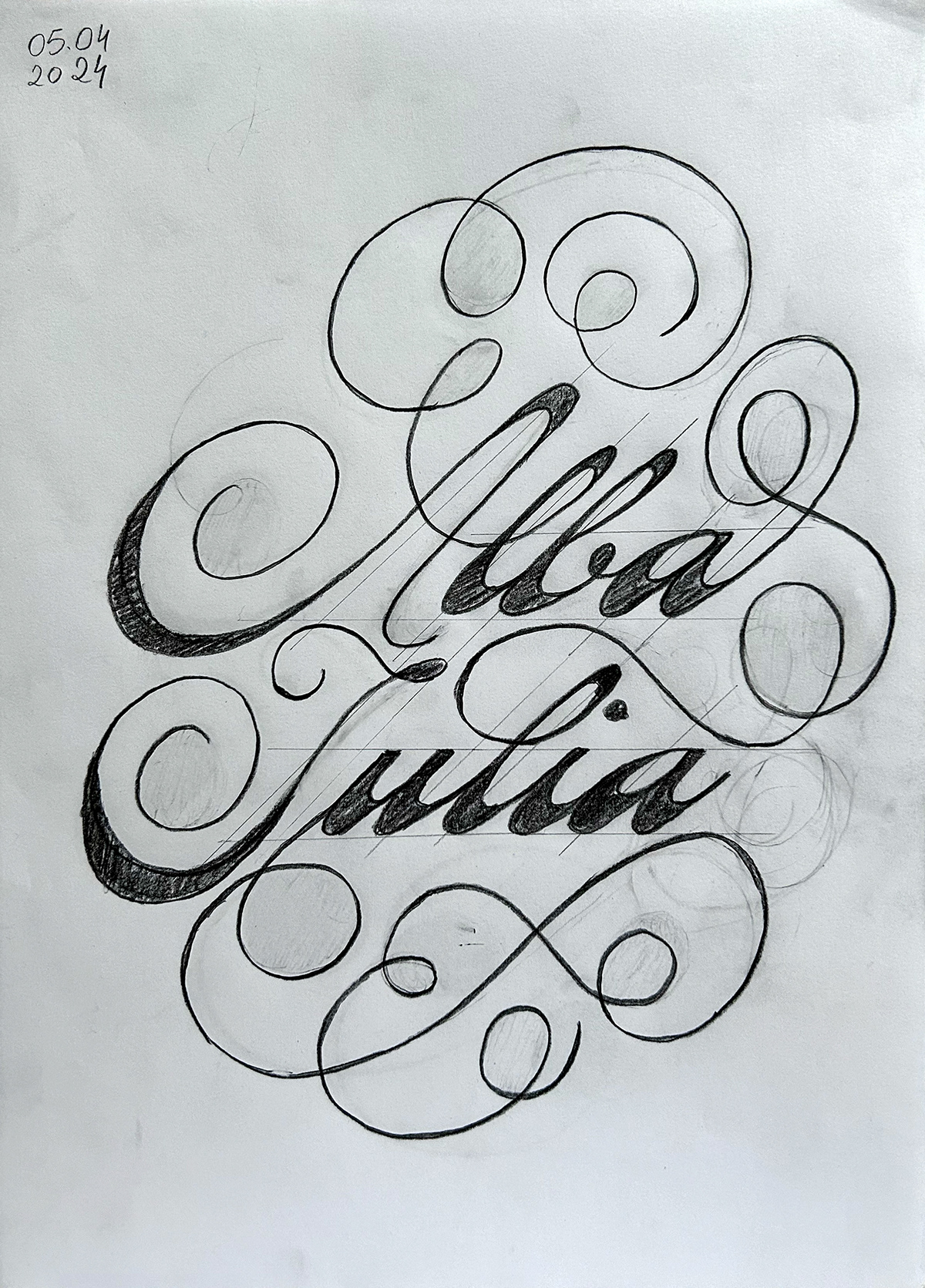 lettering design alba iulia romania city