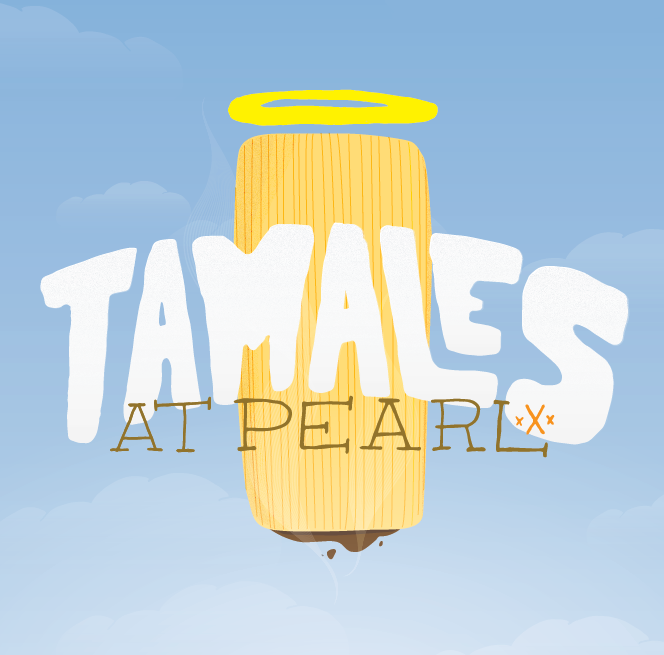 tamales clouds heaven color logo pearl spanish corn