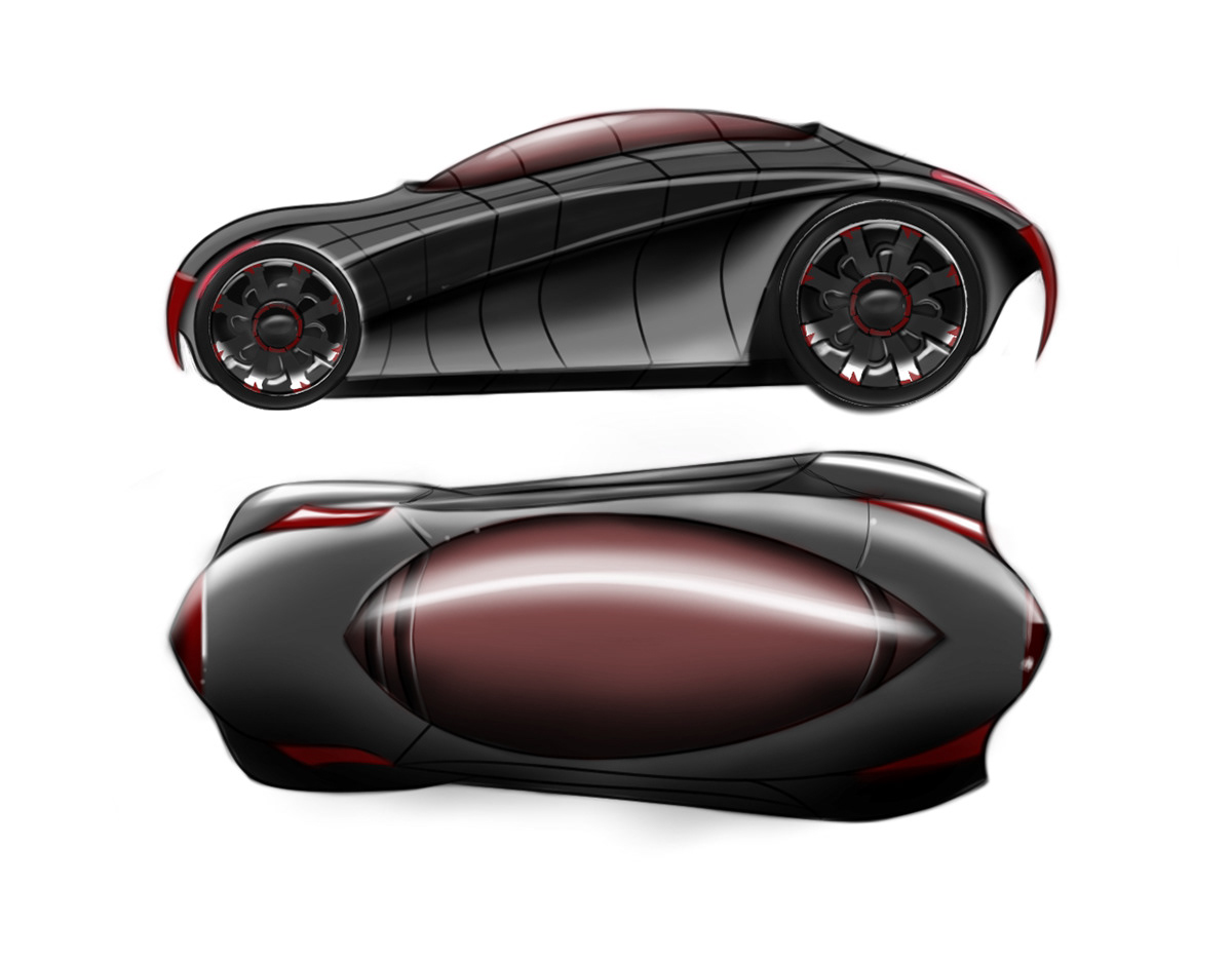 automotive   car design sketchbook designer pro sketch concept khalid getahun black widow microsoft surface