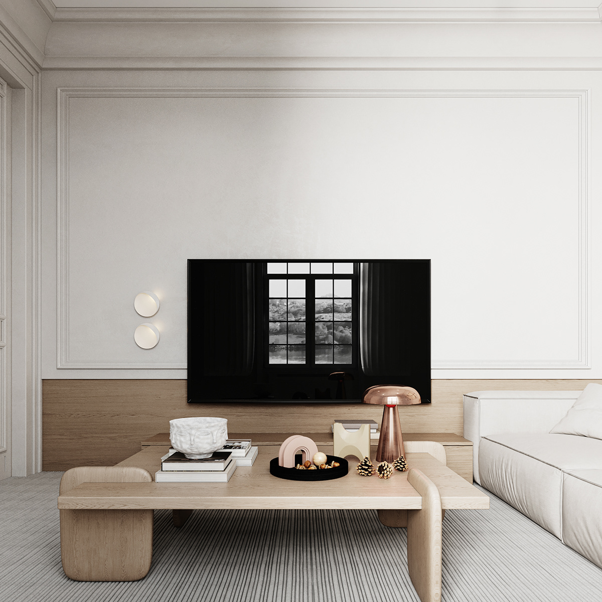 apartment interior design  dining living room MAJLIS small apartment visualization Render 3ds max corona