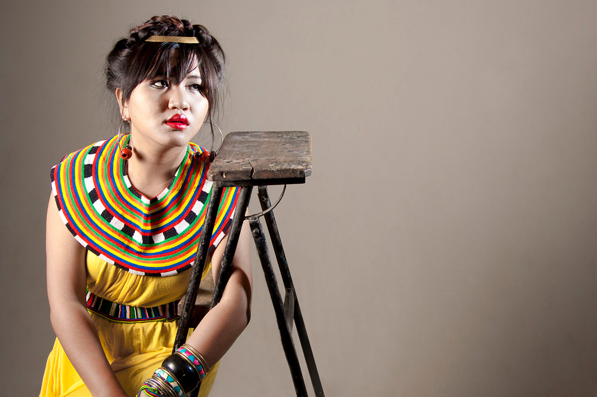 tribal fashion folk fashion hairstyling styling 