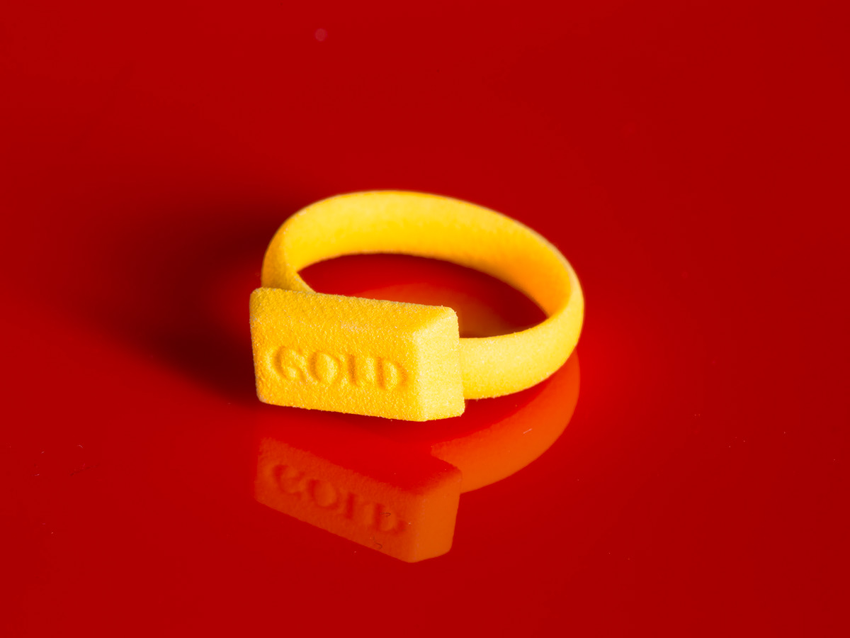 gold gold bar ring bling jewelry