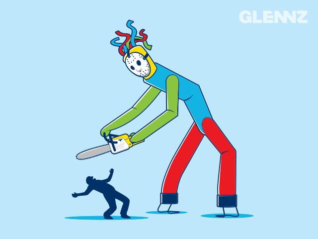 Glennz Glenn Jones vector Illustrator funny tshirt geek humor tee art