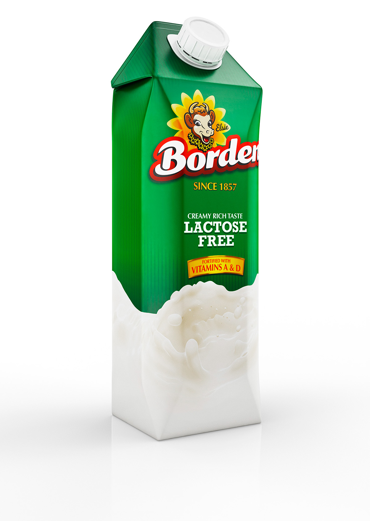 Souverein CG 3D postproduction borden milk carton Dairy Marcel Christ luminous creative imaging fedde souverein