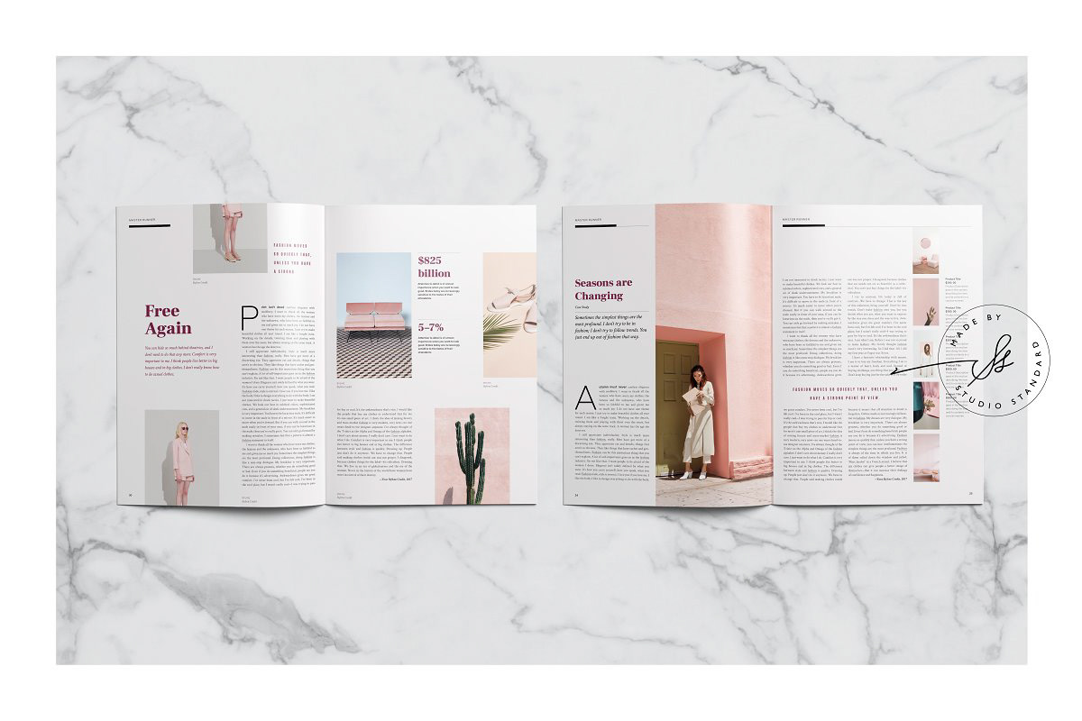 annual report brochure design editorial magazine Photography  Proposal studio template