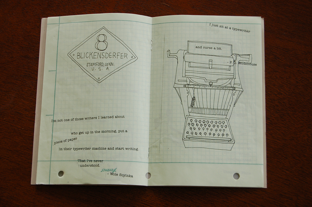 Zine  Vintage Typewriters handmade