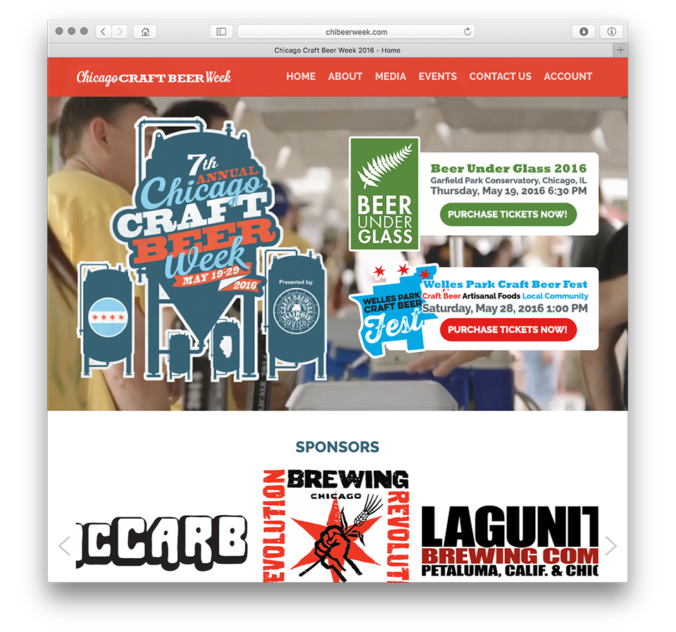 brewery festivals craft beer Website Design wordpress php css HTML photoshop