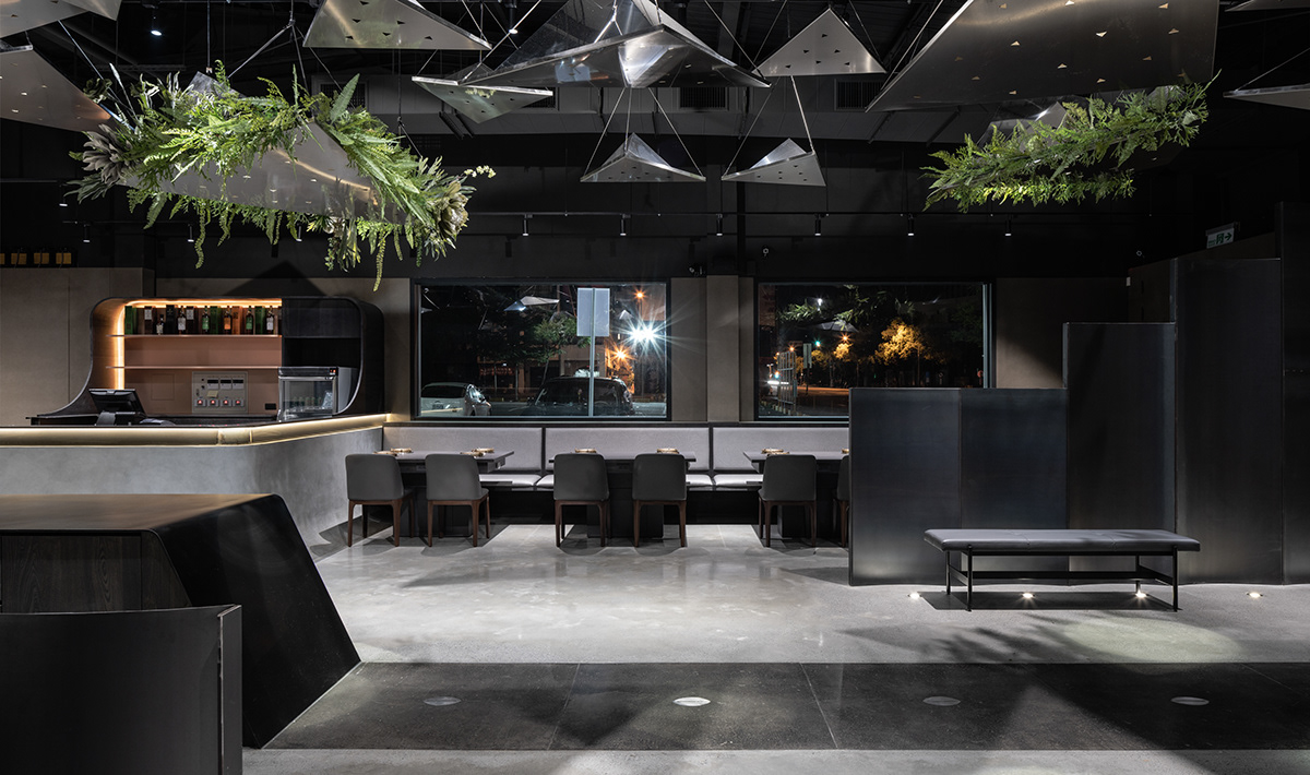 commercial design eco float green Interior lifestyle low-key restaurant taiwan