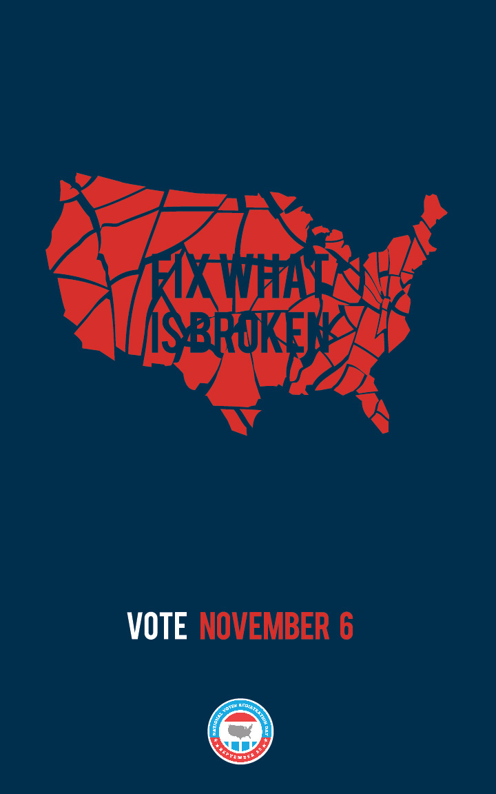 voting america poster Guerilla Advertising