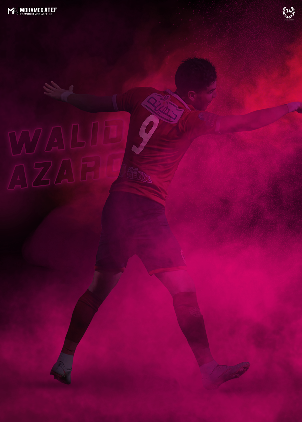 Walid Azzaro AlAhly egypt EGYPTIAN Premier league Caf soccer sport design football sports