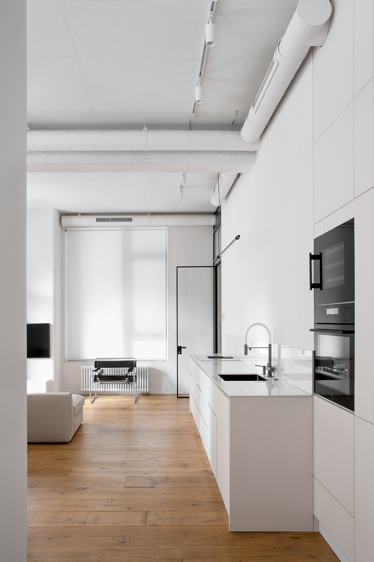 appartment Interior design architecture White minimal Minimalism