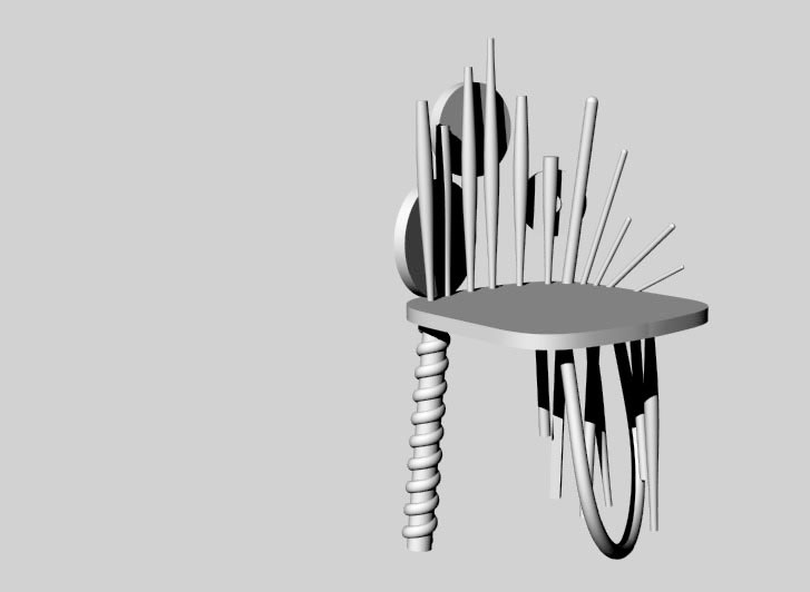 furniture Martino Gamper design process prototype upcycled chair University portfolio