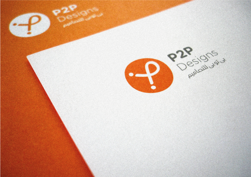 Ramin  raoufi Point to Point P2P Designs logo Corporate Identity stationary P2P logo بی تو بی للتصامیم Design & Architucture P2P Qatar doha p2p-designs.com