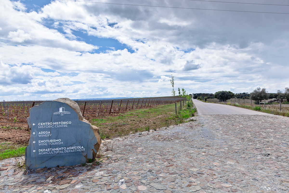 Wine Tourism tourism herdade  Esporão Signage information