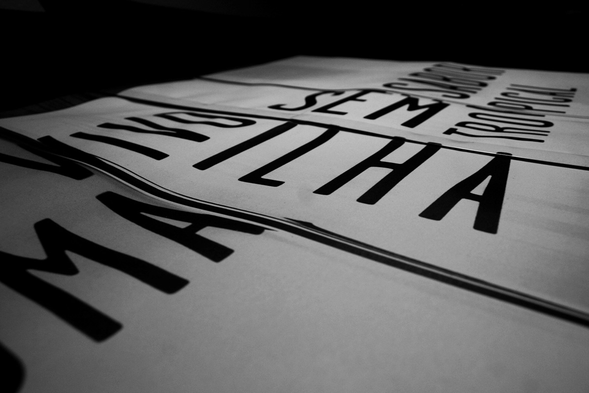 newspaper experimental black and white