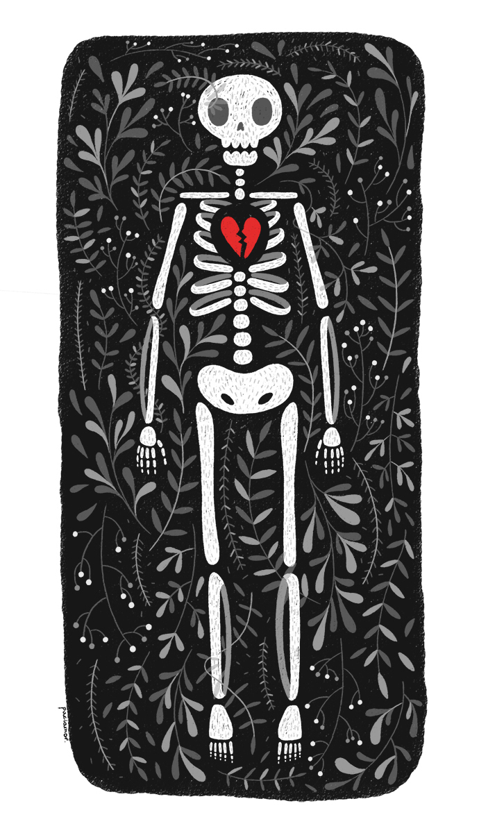 death Love Broken heart skeleton Blog