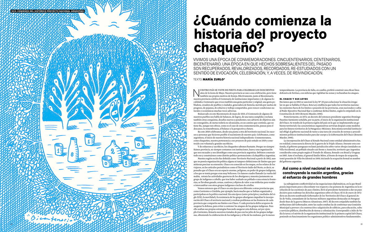 tipografia impreso Publicacion revista magazine course work unne chaco argentina print