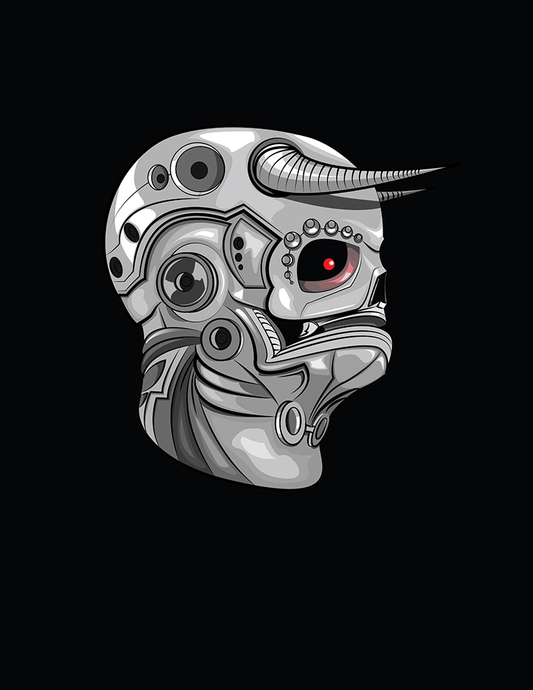 terminator robots Illustrator hanya alien
