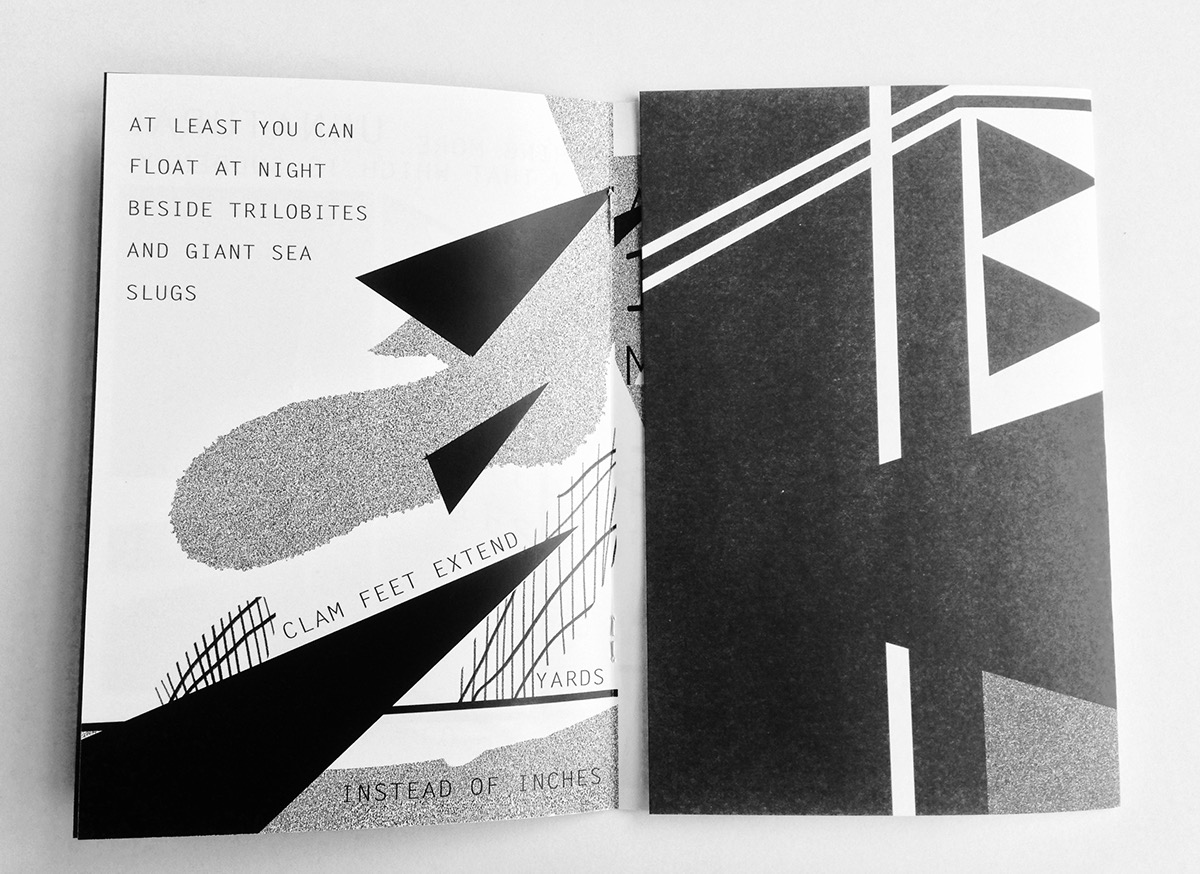 book accordion artist's books abstract Poetry  geometry black and white surreal fold