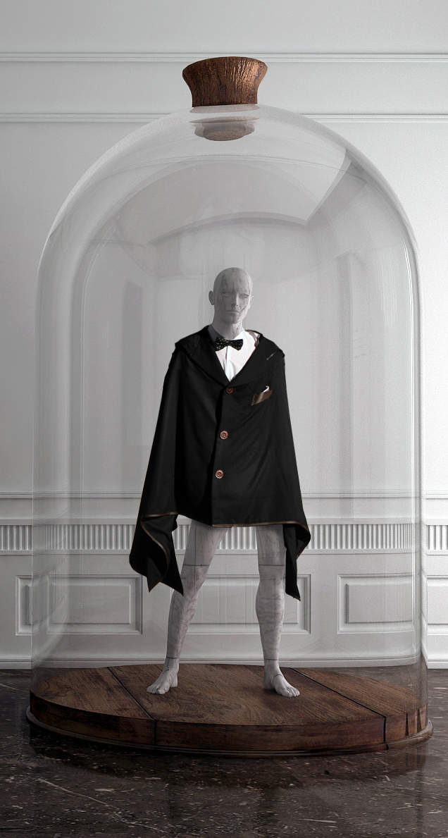 Poncho Suit poncho fashion jacket fashion product fashion trends 2015 André Teoman portuguese designer turkish designer international designer