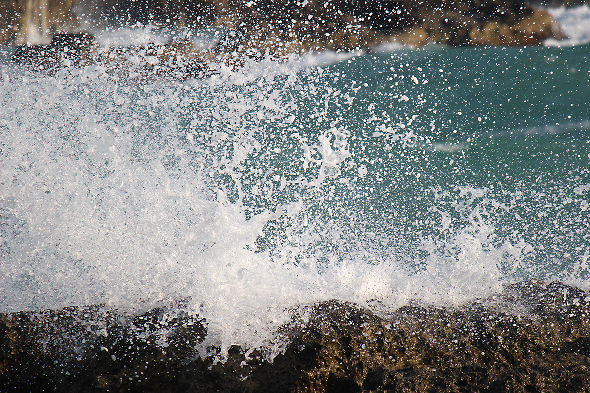 abstract sea waves