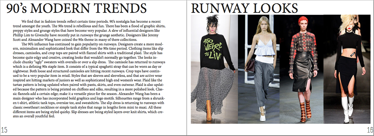 Trend Journal trend forecast Current Fashion Trends
