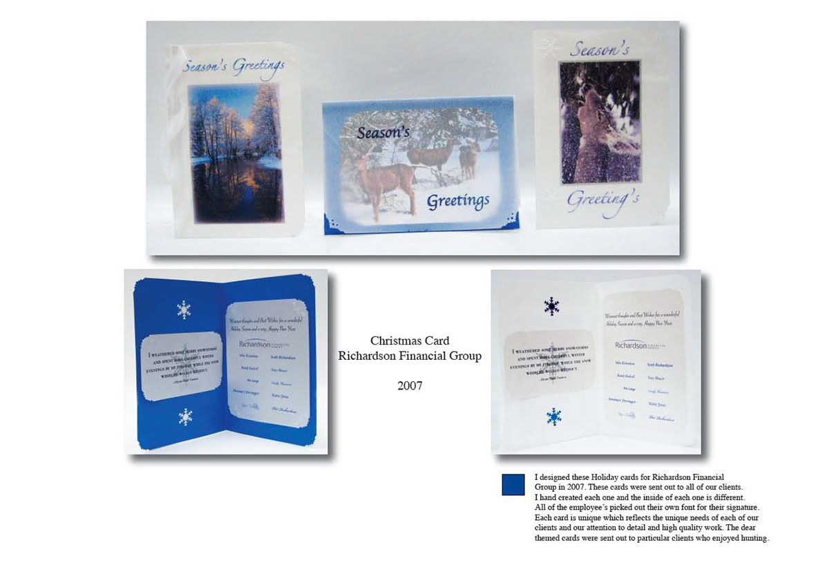 newsletter  Greeting Cards logo invite corporate gift in house marketing