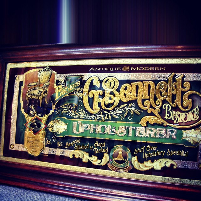 David Smith Glass sign Sign Writing ornate drwing ornate glass victorian design glass graphic designing