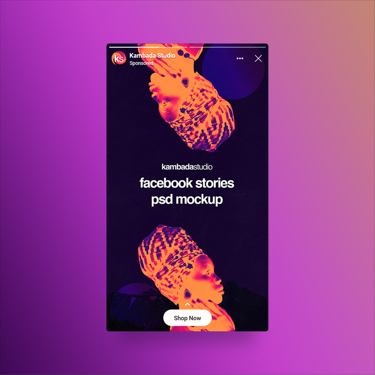 ad facebook instagram Mockup photoshop snapchat Stories template TikTok youtube
