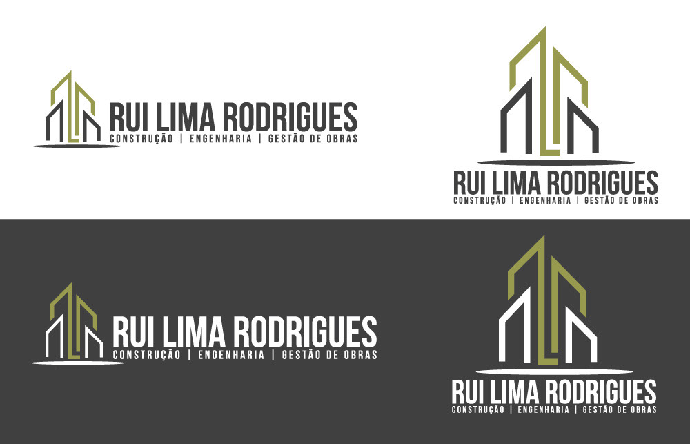 marco ferreira guimarães brand logo corporate id contruções buildings constructions RLR rui lima rodrigues identidade