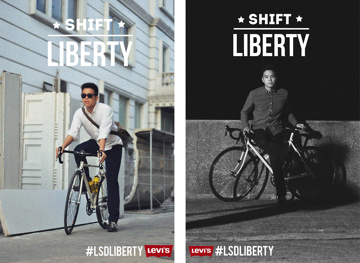 adprac levi's campaign lsd Liberty lift SHIFT drift