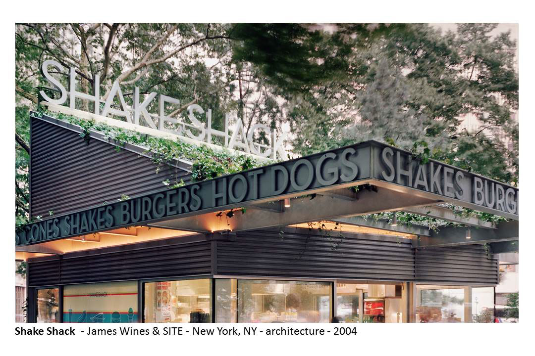 James Wines site New York Shake Shack