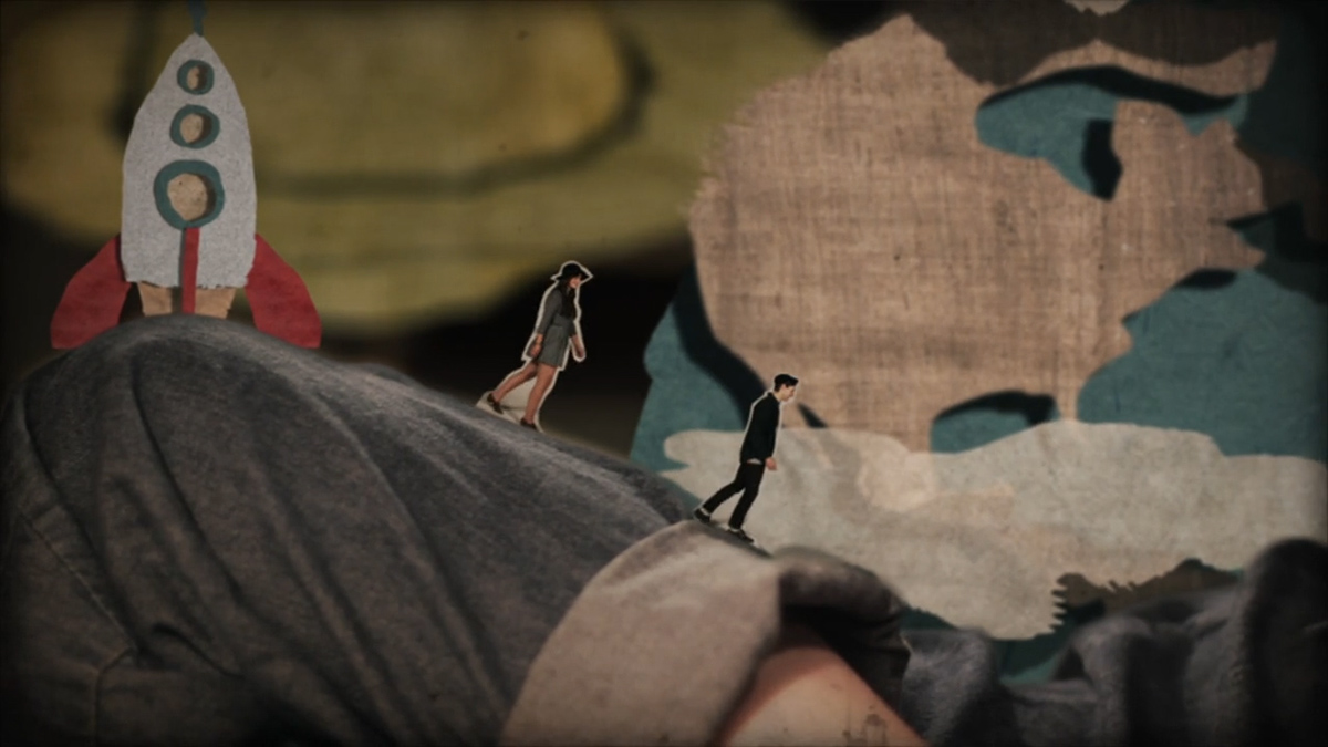 stopmotion paper cutout animation  music video Paris