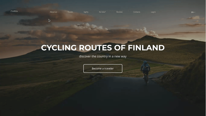 Bicycle Bike Cycling finland map route sights