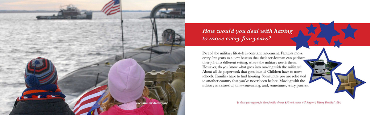 brochure charity Military families
