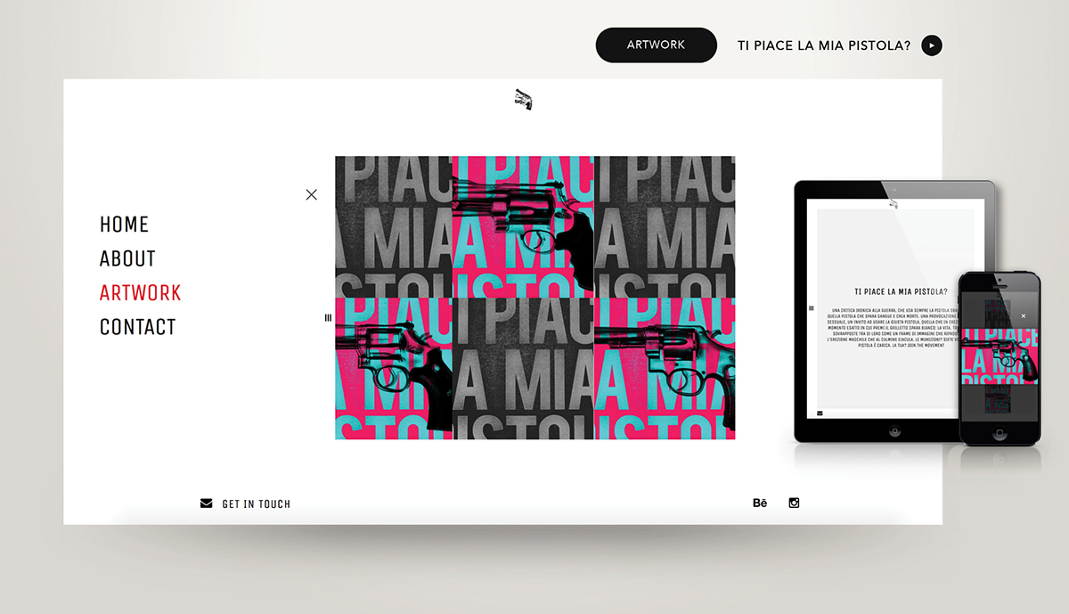 andreale Web site concept design graphic designer digital artist