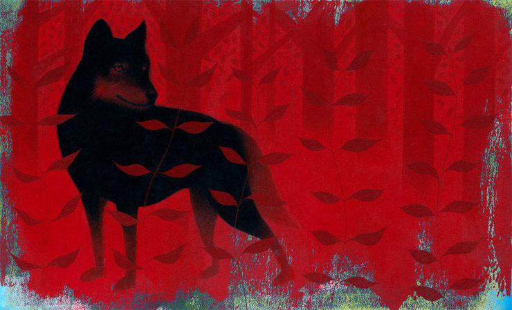 wolf black sierra Nature animal red forest hunter Hunt