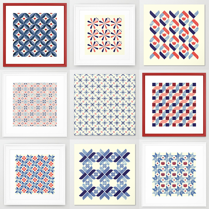pattern Patterns pattern illustration  Art Print decor decorative ornamental illustration decorative illustration cards print geometric abstract floral textured publishing  
