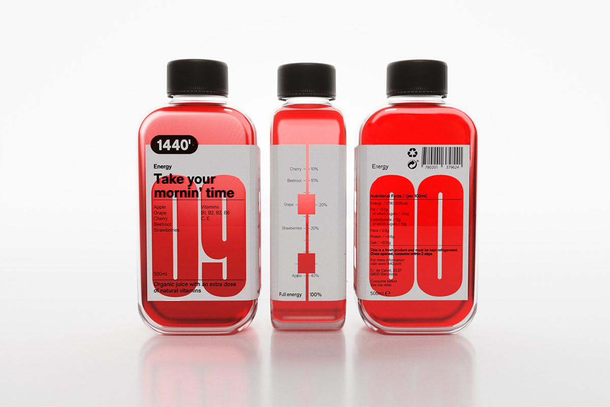 Organic Juice packaging elisava label design Brand Design Packaging eco