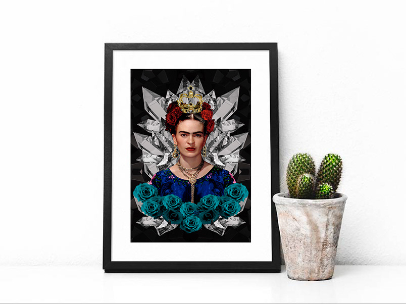 Digital Art  Frida Kahlo art