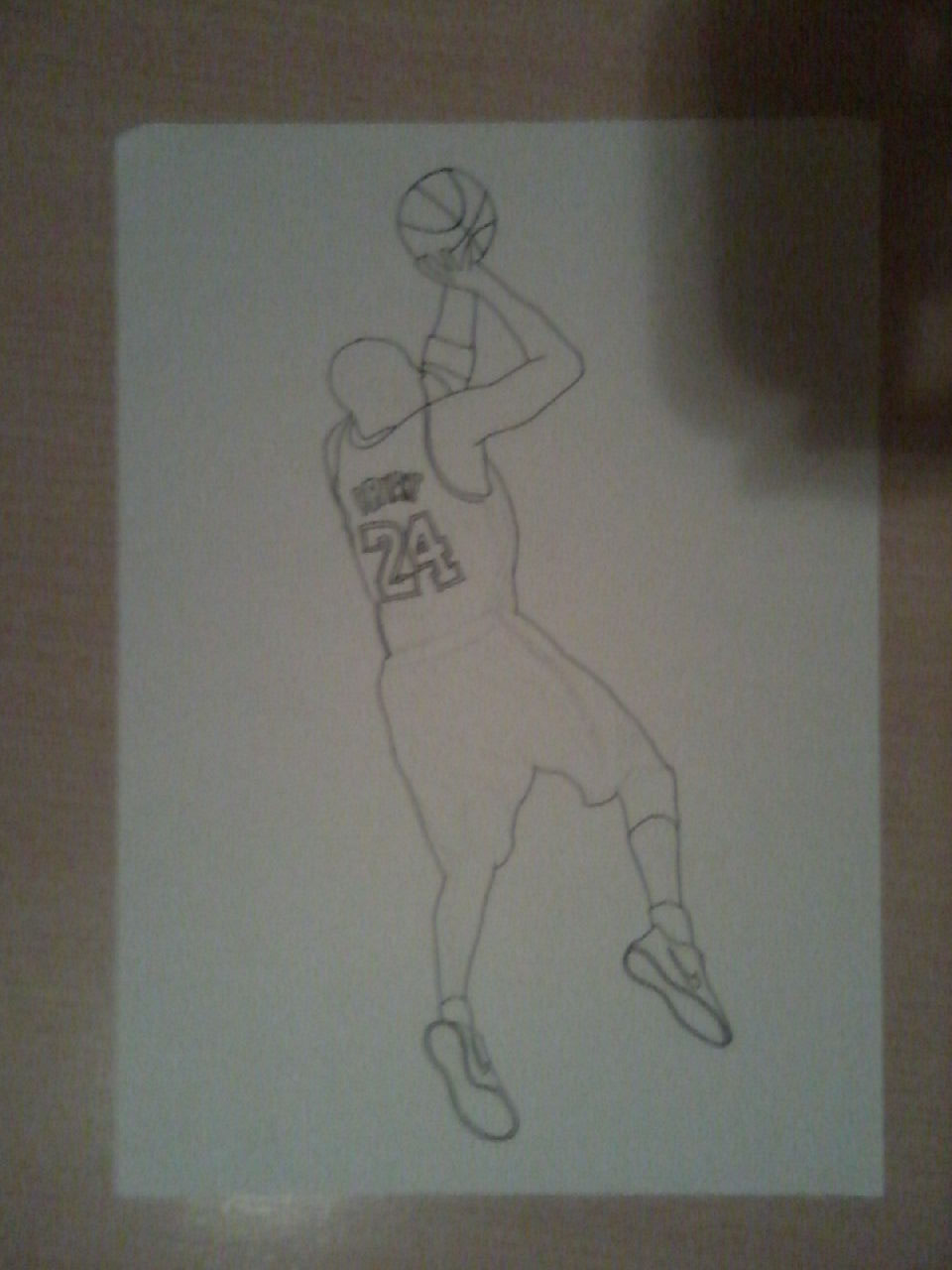 arte digital dibujo ilustracion diseño de personaje NBA Lakers Kobe Bryant basketball